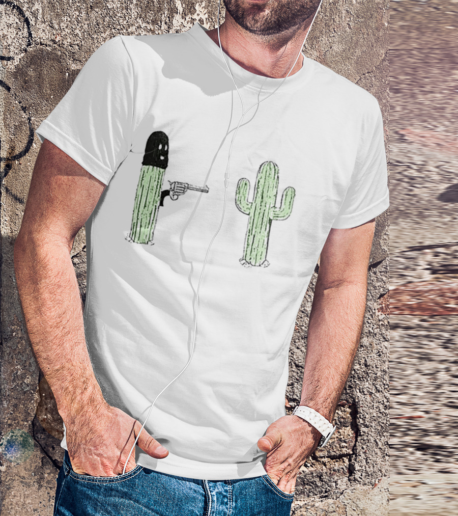 Phil Miller The Last Man On Earth Stick'em Up Cactus Duel T-Shirt