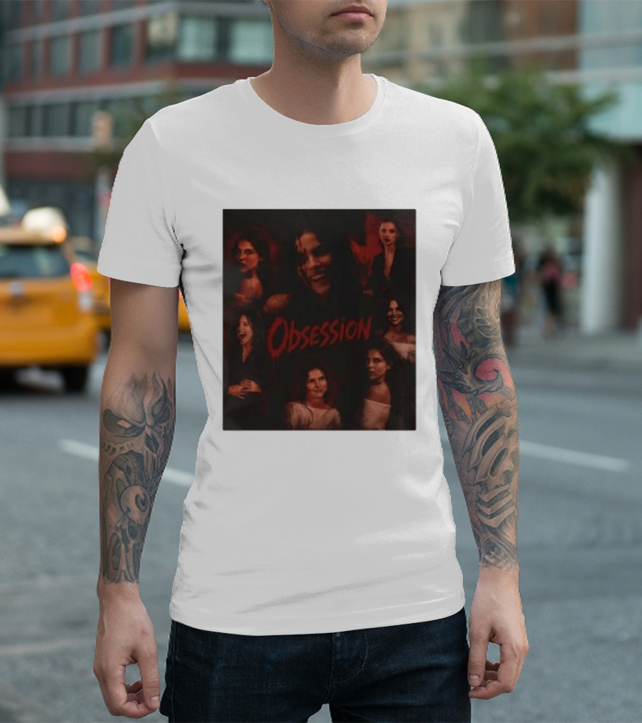 Obsession Nikki Multiple Expressions Dark Red Portraits T-Shirt