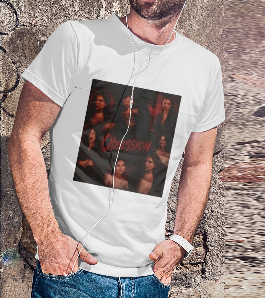 Obsession Nikki Multiple Expressions Dark Red Portraits T-Shirt