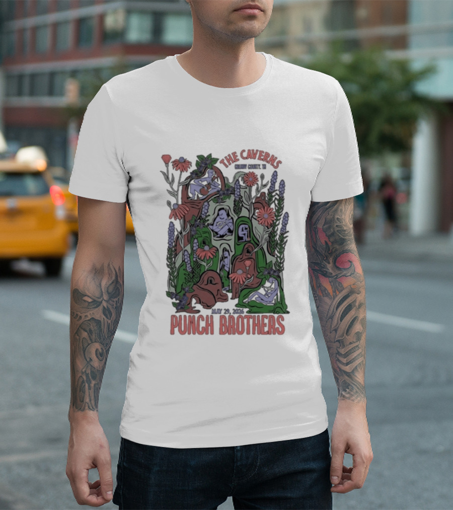 Punch Brothers Live Concert The Caverns Pelham TN 05.29.2026 T-Shirt