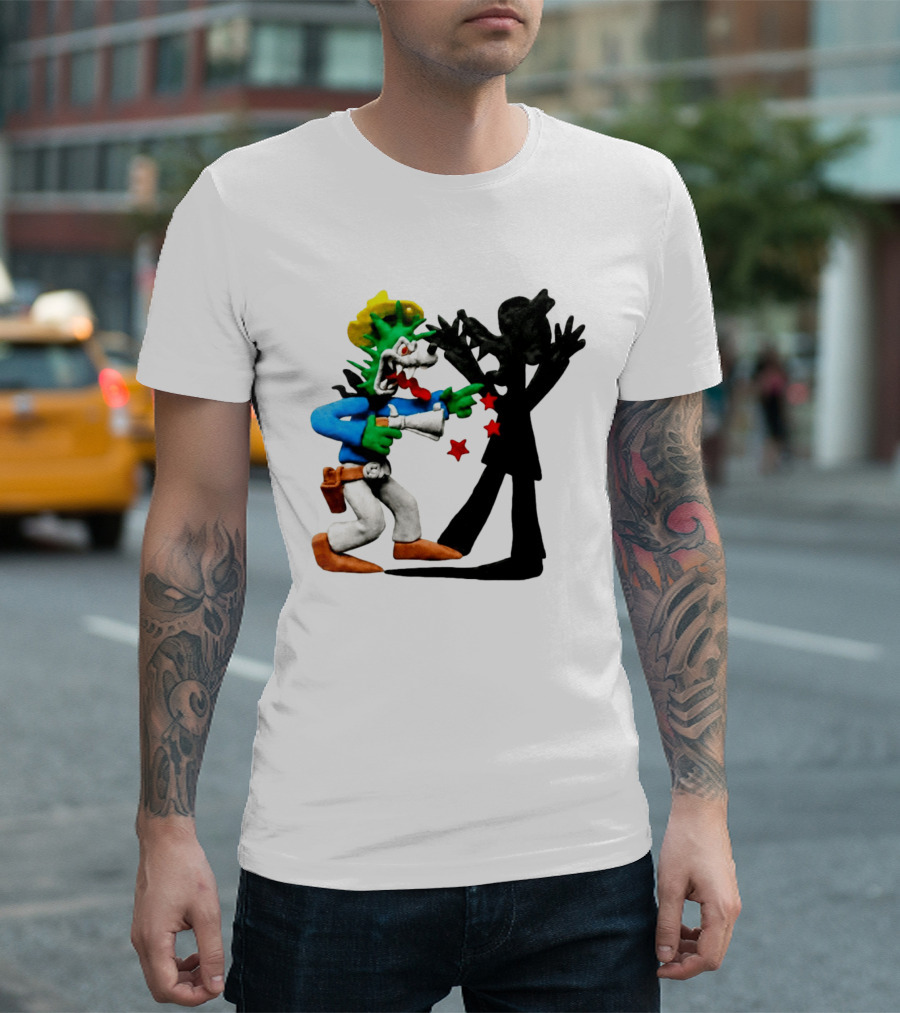 Spooky Woods Backstabber Cartoon Forest Duel T-Shirt