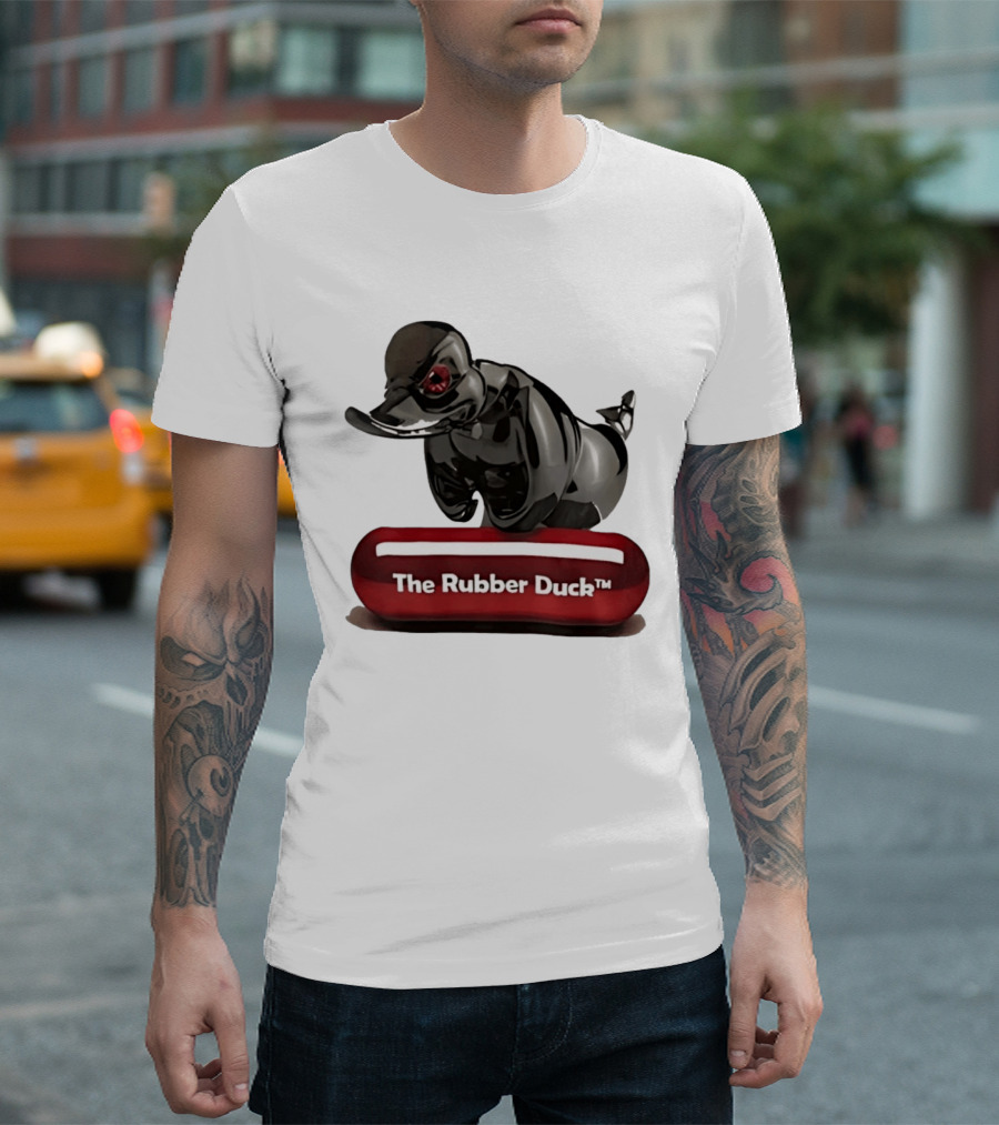 The Rubber Duck Black Chrome Collectible T-Shirt