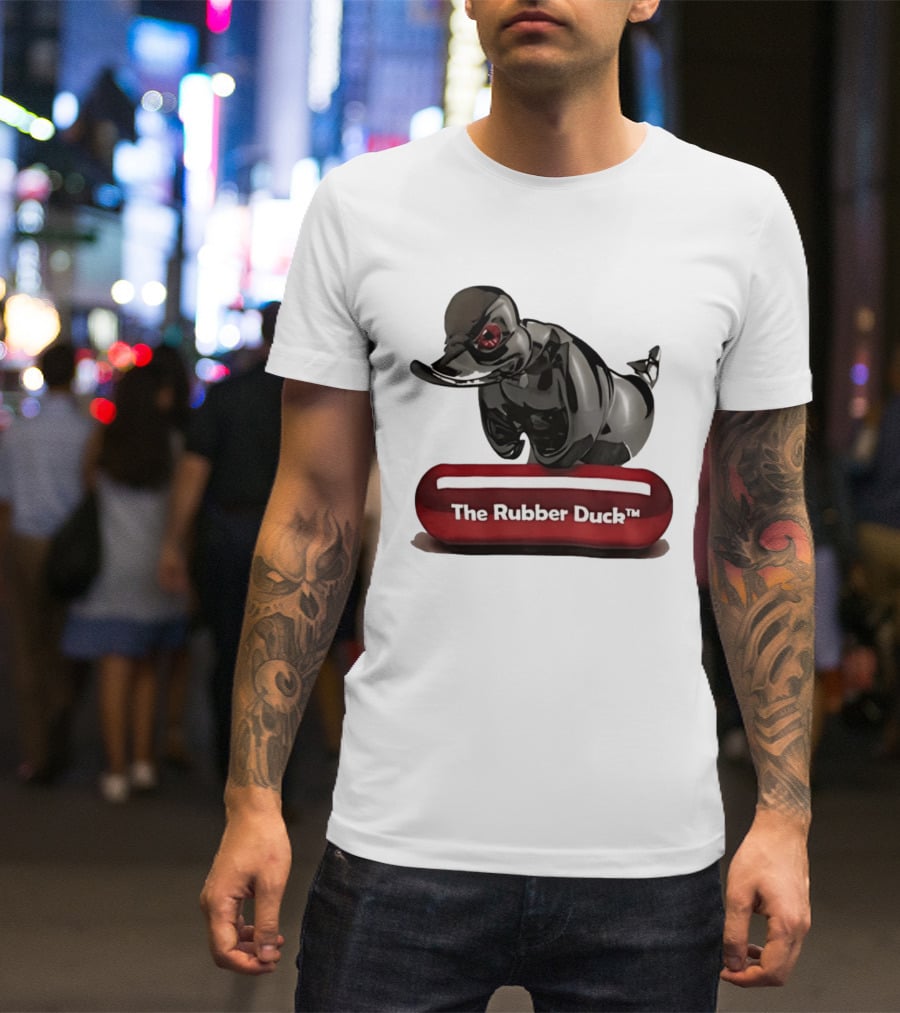 The Rubber Duck Black Chrome Collectible T-Shirt