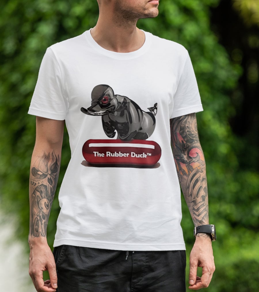 The Rubber Duck Black Chrome Collectible T-Shirt
