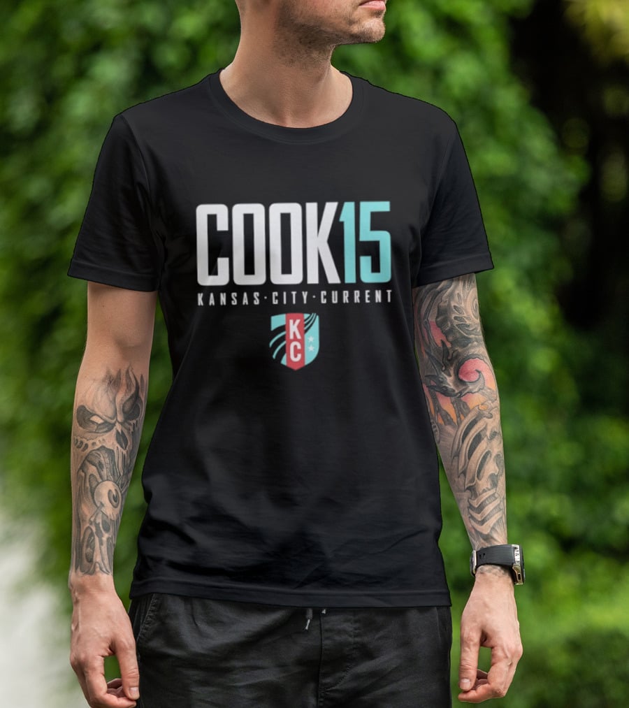 COOK 15 Kansas City Current NWSL KC T-Shirt