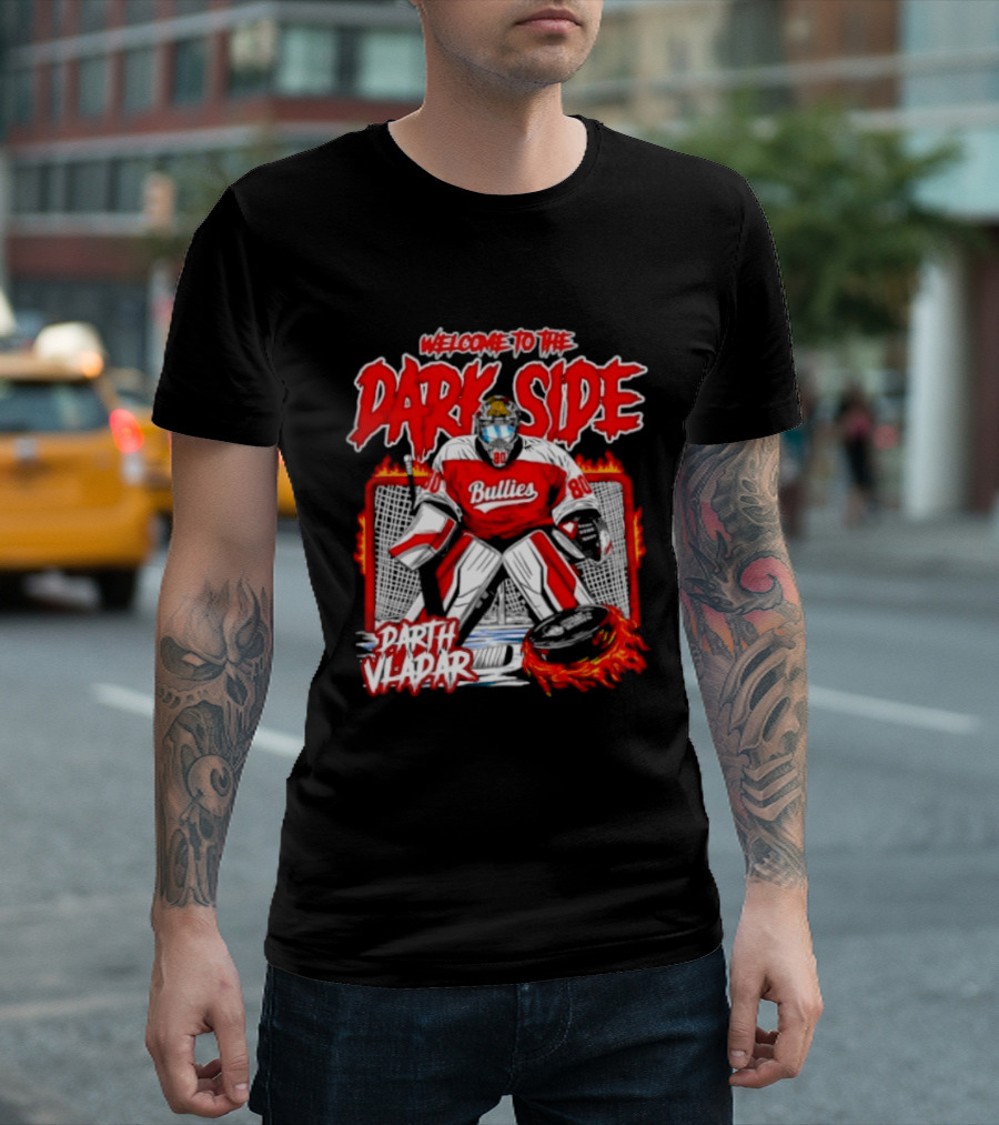 Broad Street Bullies Welcome To The Dark Side Darth Vader Hockey T-Shirt