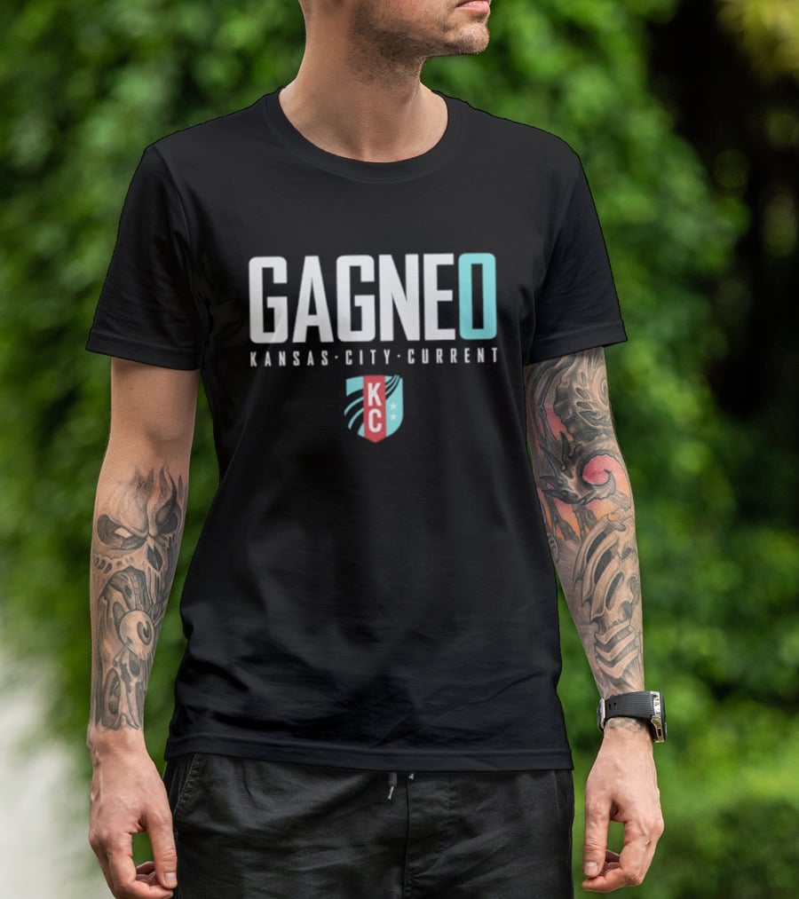 Gagne 0 Kansas City Current NWSL KC T-Shirt