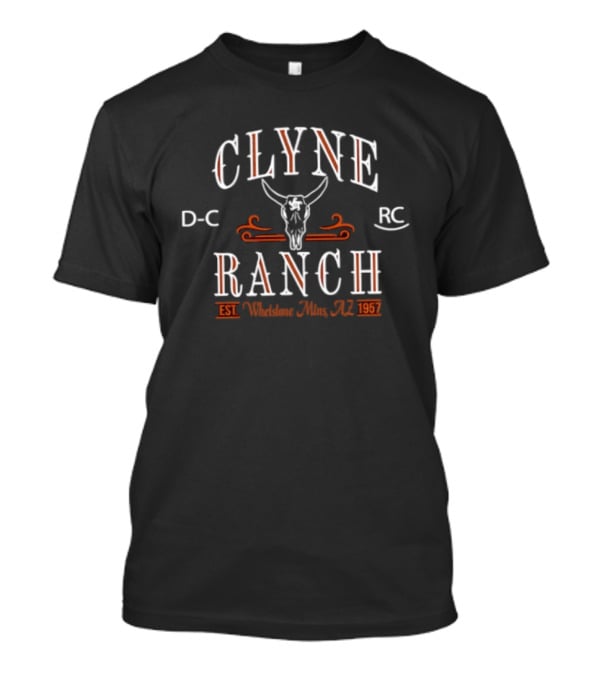 Clyne Ranch DC RC Skull Whetstone Mountains AZ Est 1957 T-Shirt