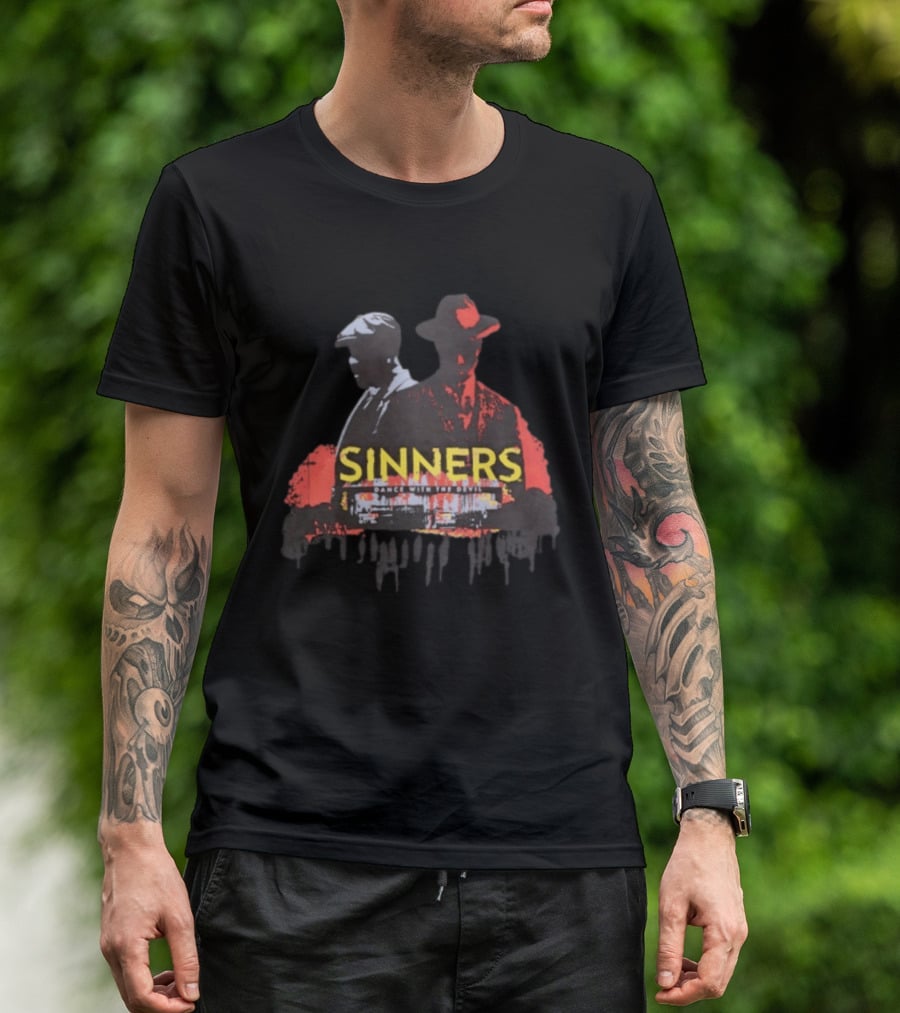 Sinners Dance With The Devil Film Noir Crime Drama T-Shirt