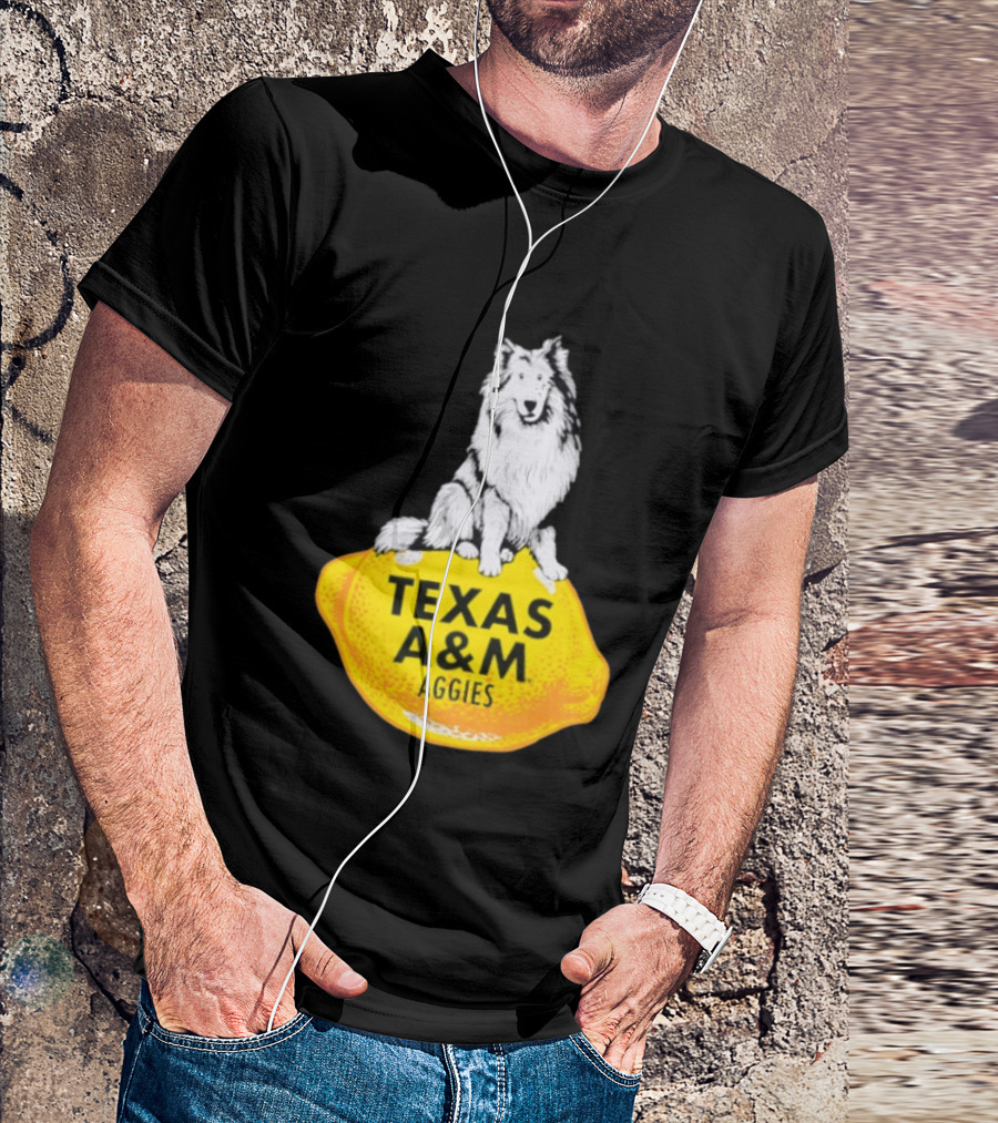 Texas A And M Aggies Husky Lemon T-Shirt
