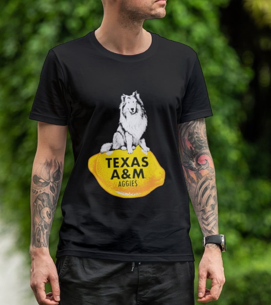 Texas A And M Aggies Husky Lemon T-Shirt