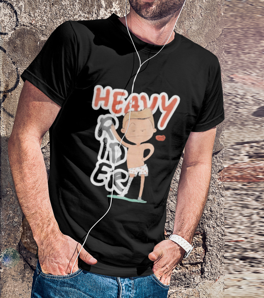 Srinivas Ganesh Heavy Rider Cartoon Character Comical Pose T-Shirt