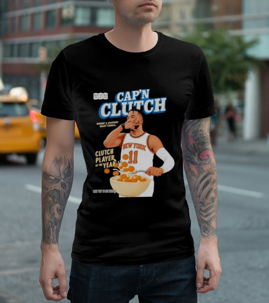Cap'n Clutch New York Eleven Clutch Player Of The Year T-Shirt