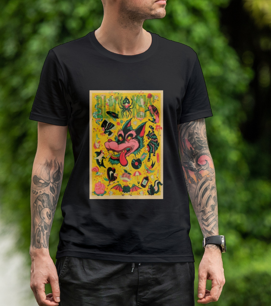 The Black Keys Carnation WA May 29 30 2026 Wolf Spider Vinyl Record T-Shirt