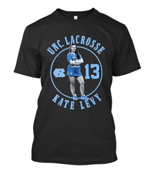 UNC Lacrosse Kate Levy 13 North Carolina Player Pose T-Shirt