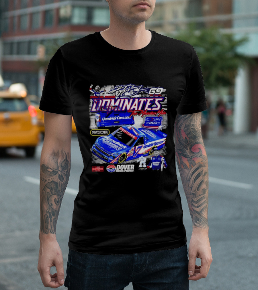 Hendrick Cars 17 ECOSave 200 Dover 2026 Dominates Victory Celebration T-Shirt