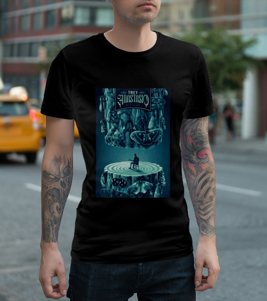 Trey Anastasio Acoustic Evening May 29 30 2022 Missoula MT Tour With Moths And Guitarist T-Shirt