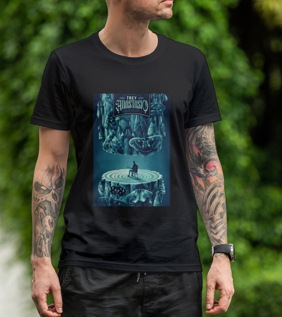 Trey Anastasio Acoustic Evening May 29 30 2022 Missoula MT Tour With Moths And Guitarist T-Shirt