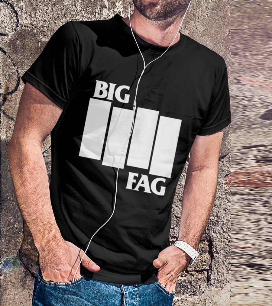 Big Fag Black Flag Bars 2026 T-Shirt
