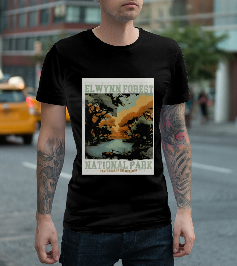 Elwynn Forest National Park Stay Clear Of The Murlocs T-Shirt