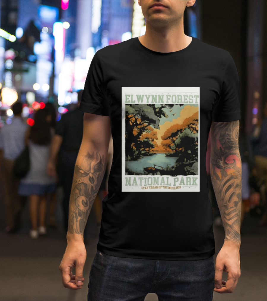 Elwynn Forest National Park Stay Clear Of The Murlocs T-Shirt