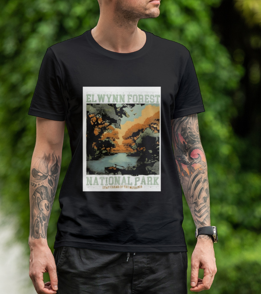Elwynn Forest National Park Stay Clear Of The Murlocs T-Shirt
