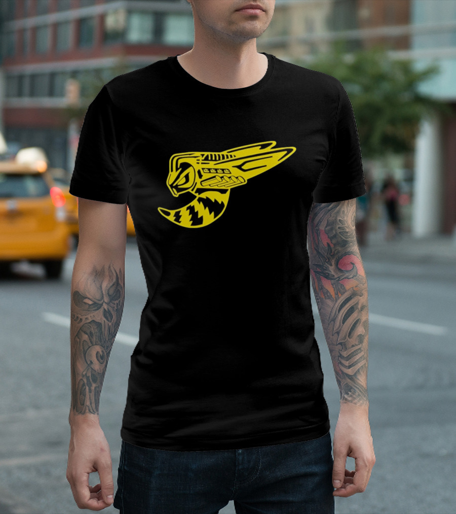 Supercharged Hornet Racing Style Yellow Black Hornet T-Shirt
