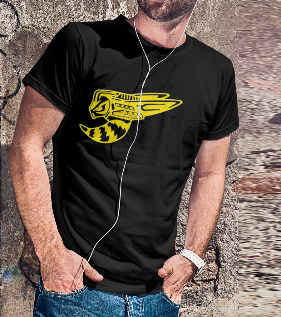 Supercharged Hornet Racing Style Yellow Black Hornet T-Shirt