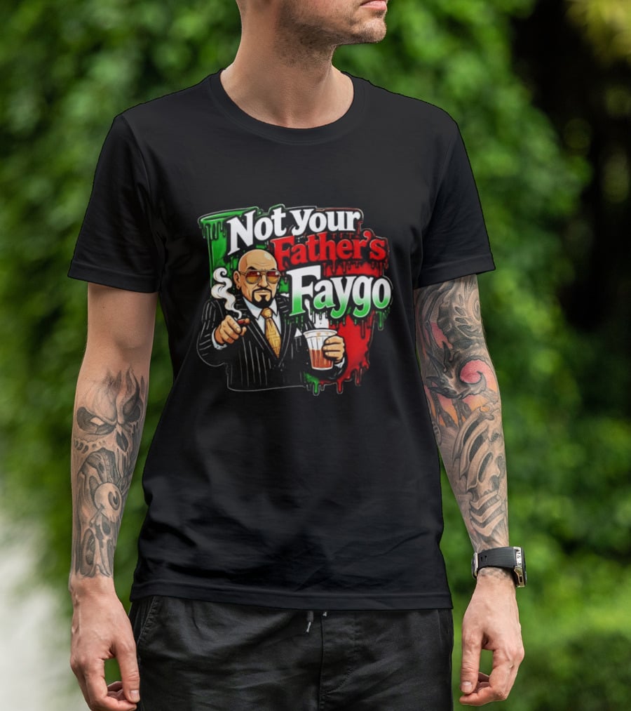 Not Your Father's Faygo Gangster Italian Flag Dripping T-Shirt