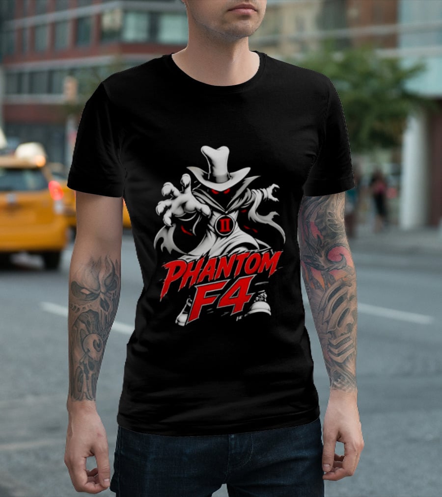 Phantom F4 Red Eyes Top Hat Cloaked Specter II T-Shirt