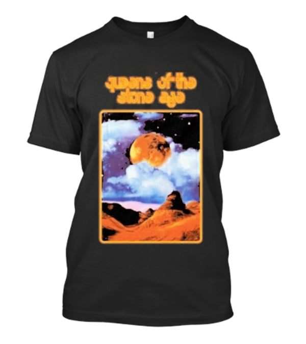 Queens Of The Stone Age Cosmic Moon Scene T-Shirt