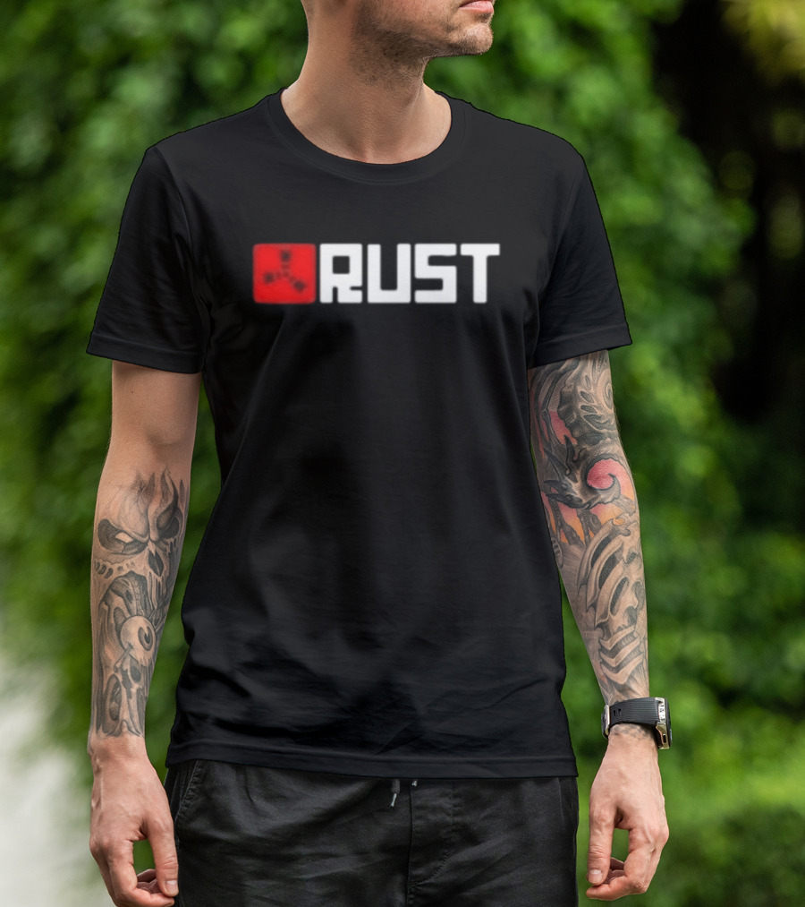 Rust Trust Issues Radiation Symbol Gaming T-Shirt