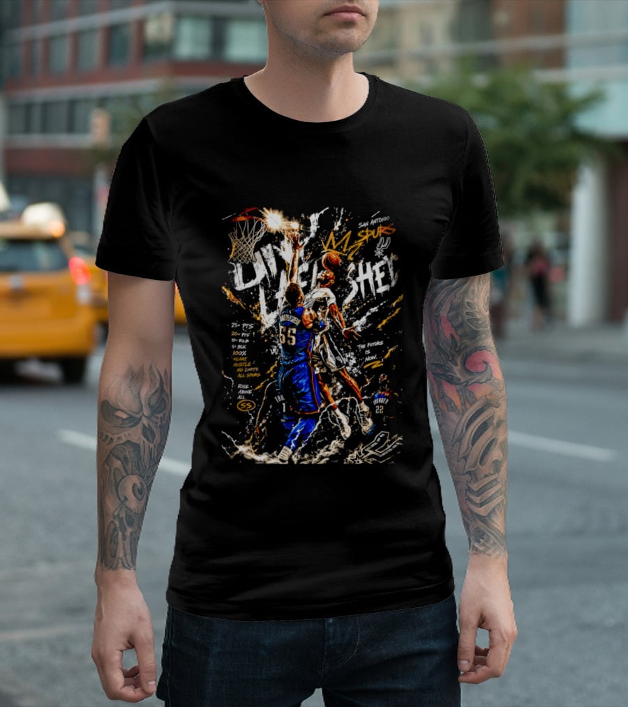 San Antonio Spurs Vs OKC Thunder The Future Is Now Basketball Matchup Live Let Em Know T-Shirt