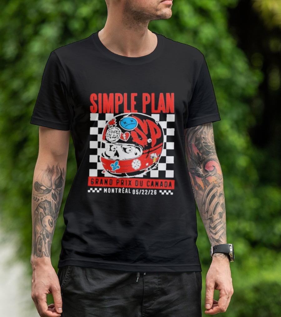 Simple Plan Grand Prix Du Canada Montreal 05/22/26 T-Shirt