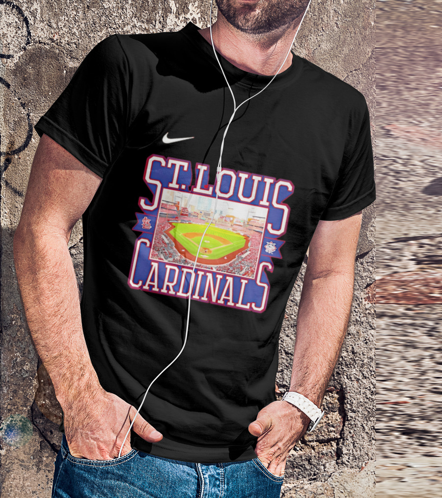 St. Louis Cardinals Baseball Stadium Nike MLB T-Shirt