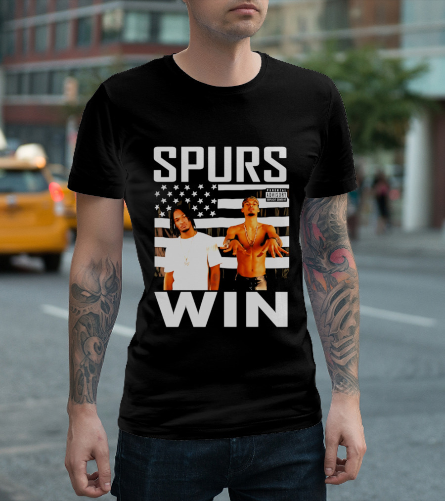 Victor Wembanyama Stephon Castle Spurs Win Outkast Stankonia T-Shirt