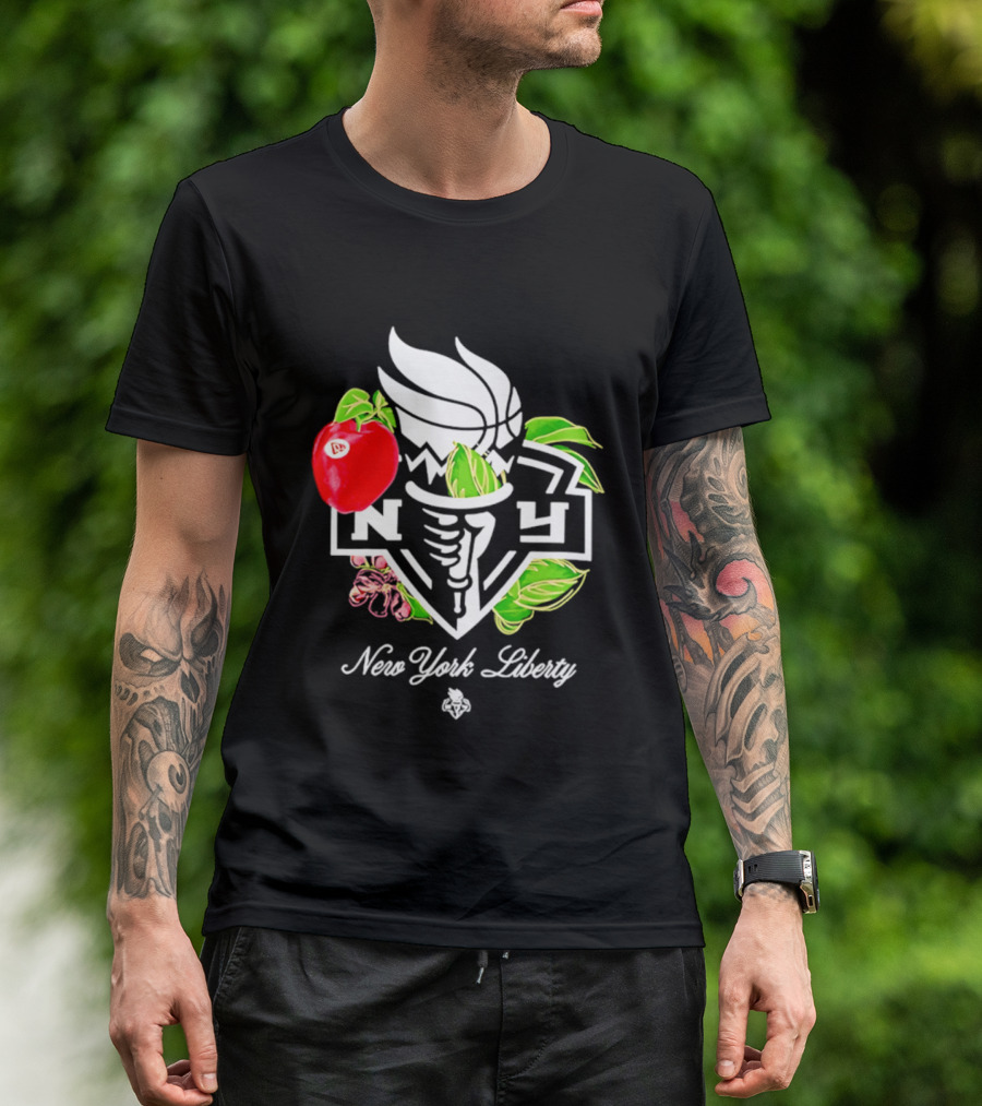 New York Liberty Floral Fruit Capsule Collection T-Shirt