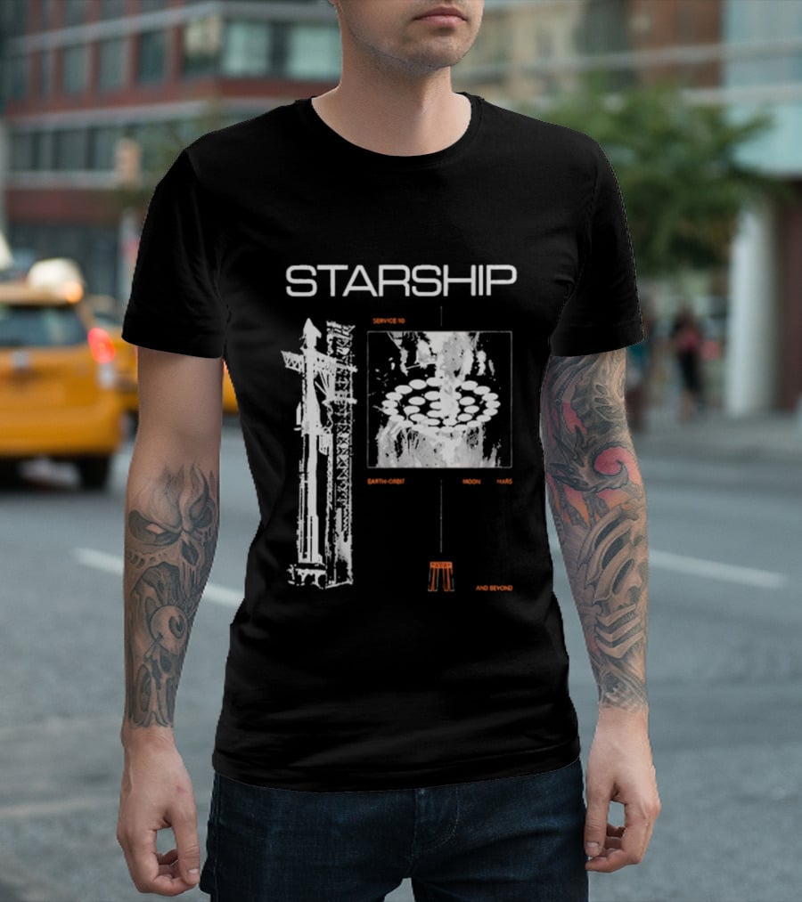 Nicki Minaj Starship Launch Countdown Starbase Flight 12 T-Shirt