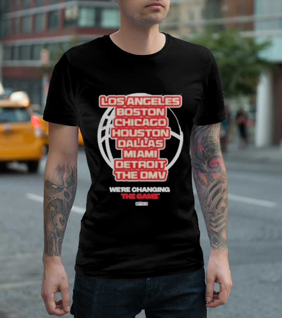 Big3 9Th Wonder In The Summer Los Angeles Boston Chicago Houston Dallas Miami Detroit The DMV T-Shirt