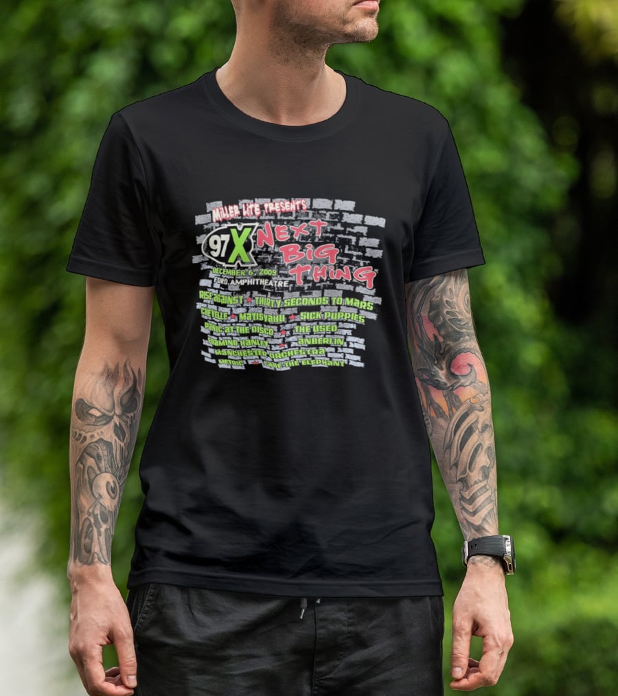 Miller Lite Presents 97X Next Big Thing Concert T-Shirt