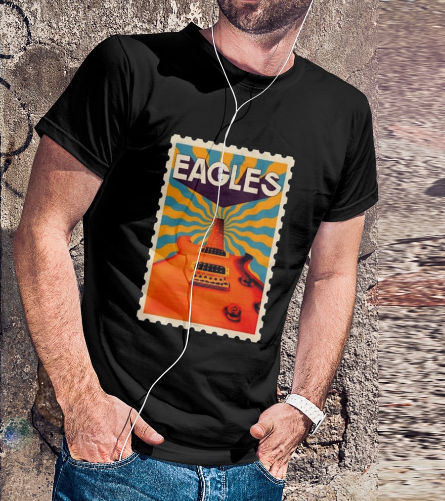 Eagles May 2026 Tour US Psychedelic Guitar Visual T-Shirt