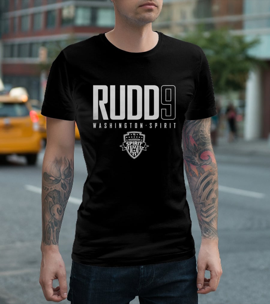 Rudd9 Washington Spirit NWSL Soccer Team T-Shirt
