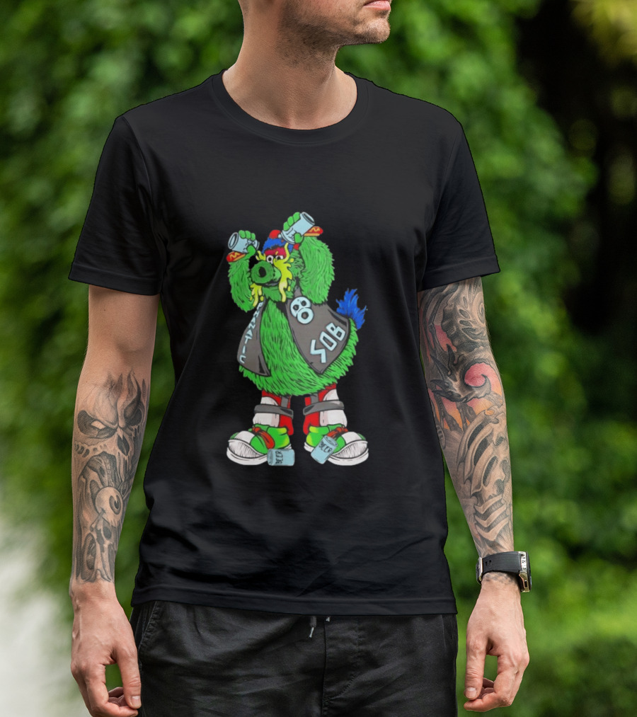 Stone Cold Phanatic Philadelphia Phillies SOB Fanatic Beer Drinking 3:16 T-Shirt