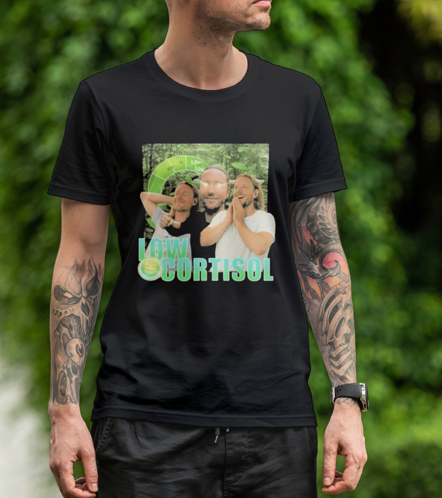 Low Low Cortisol Meme Happy Vibes 2026 T-Shirt