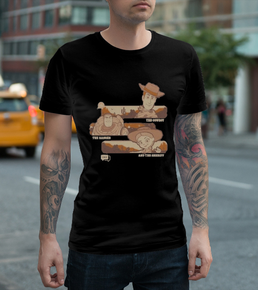 The Cowboy The Ranger And The Sheriff T-Shirt