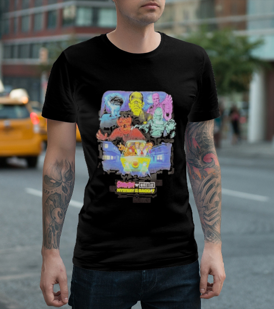 Scooby Doo X Universal Monsters Mystery Machine Adventure 2026 T-Shirt