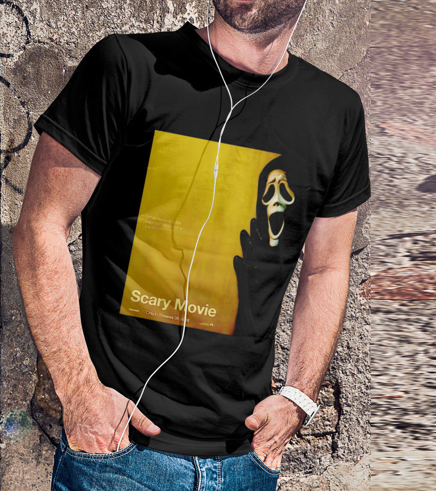 What Happens In The Backroom Stays In The Backroom Scary Movie 6 Backrooms Only In Theatres 06.05.26 T-Shirt