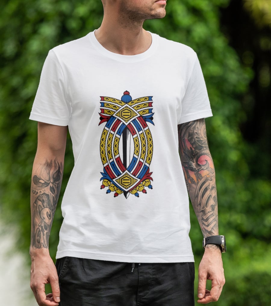 Dolly Noire Sette Di Spade Triestine Card T-Shirt