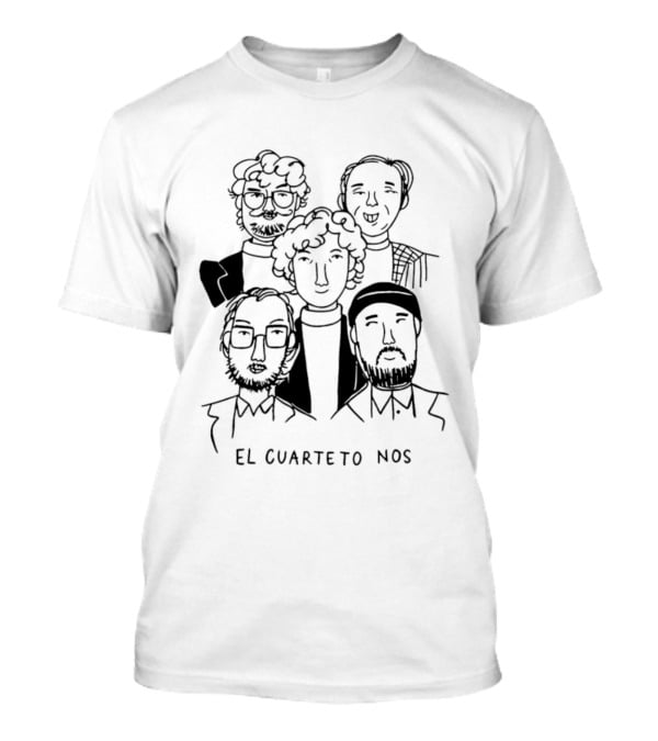 El Cuarteto De Nos Uruguay 1980 Cartoon Drawing T-Shirt