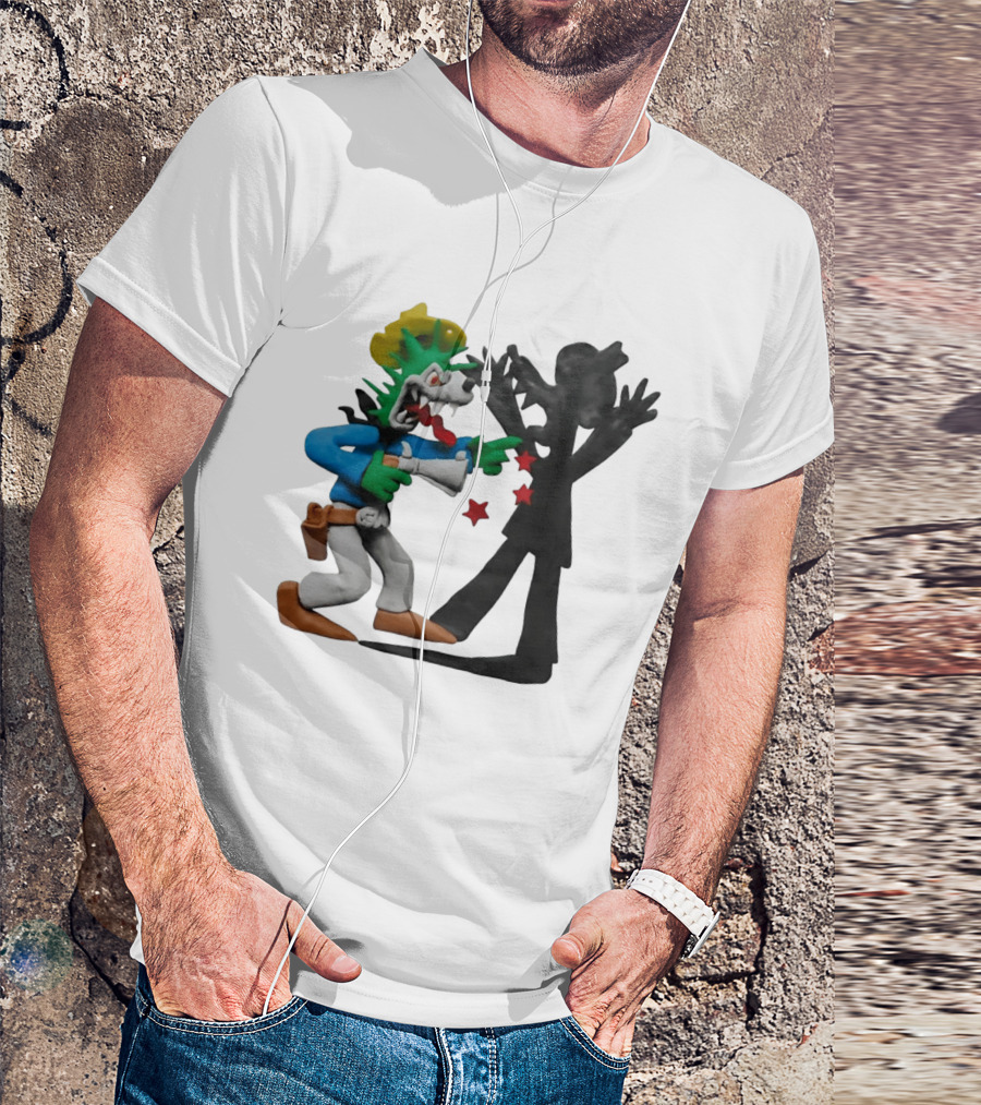 Wild Grrl MTV Celebrity Deathmatch Cartoon Style Claymation Scene T-Shirt
